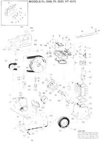 Part Location Diagram of PU000400BK Campbell Hausfeld Flywheel B Sect.